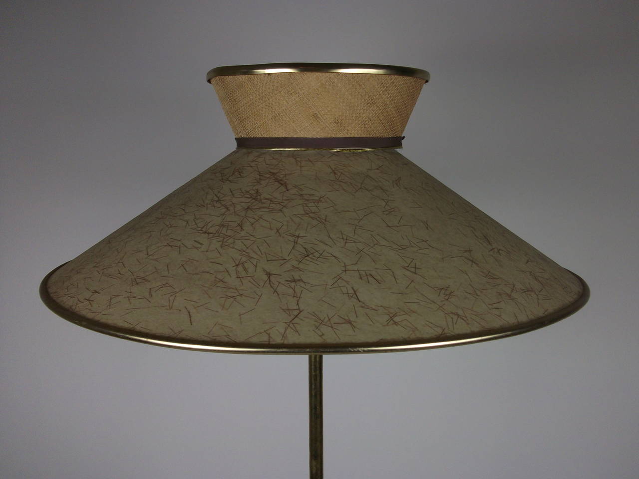 Mid-20th Century 1950s Adjustable Floor Lamp Attributed to Gerald Thurston for Lightolier For Sale