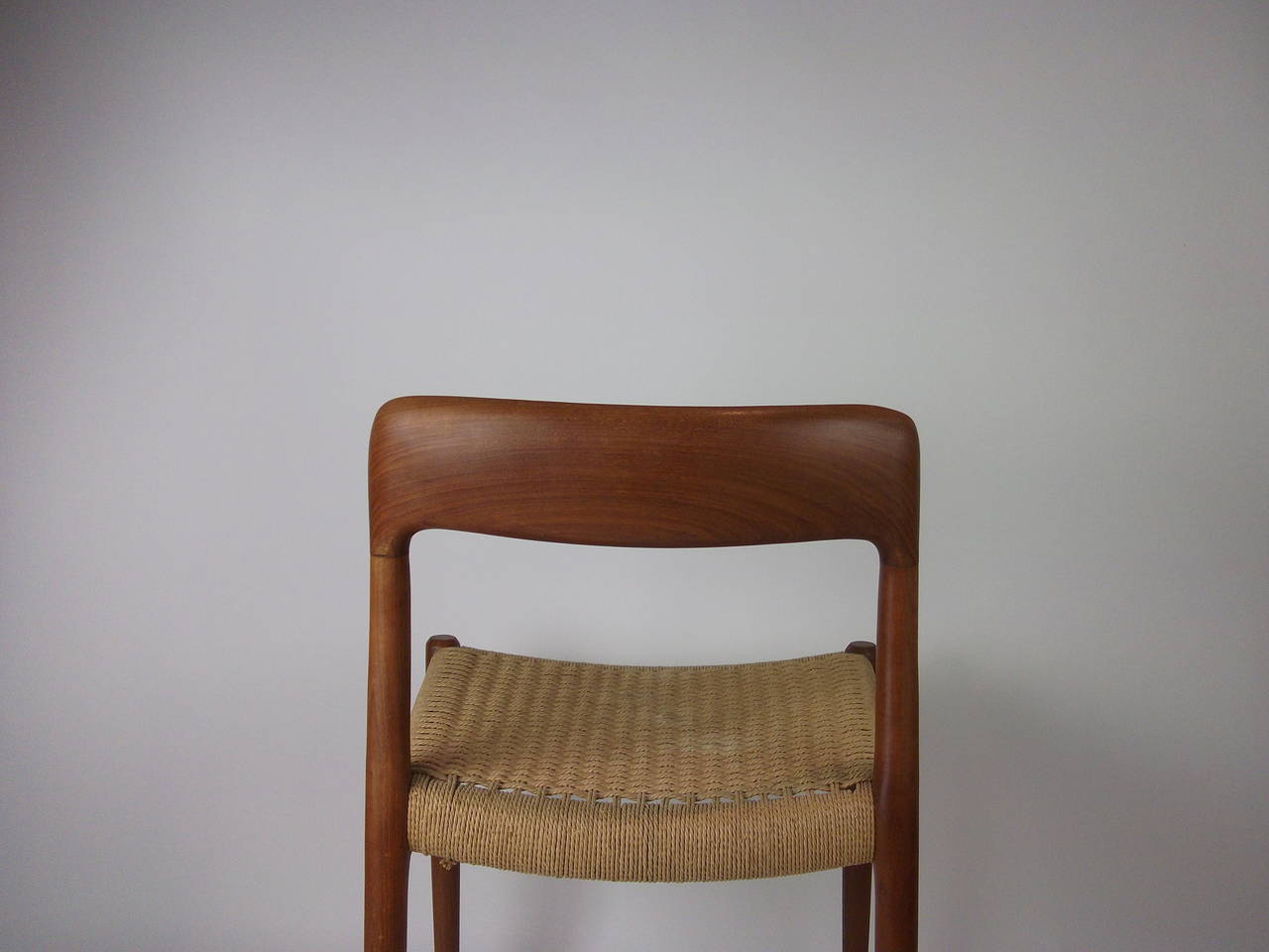 Mid-20th Century Vintage Danish Teak J.L Moller Chair, Model #75