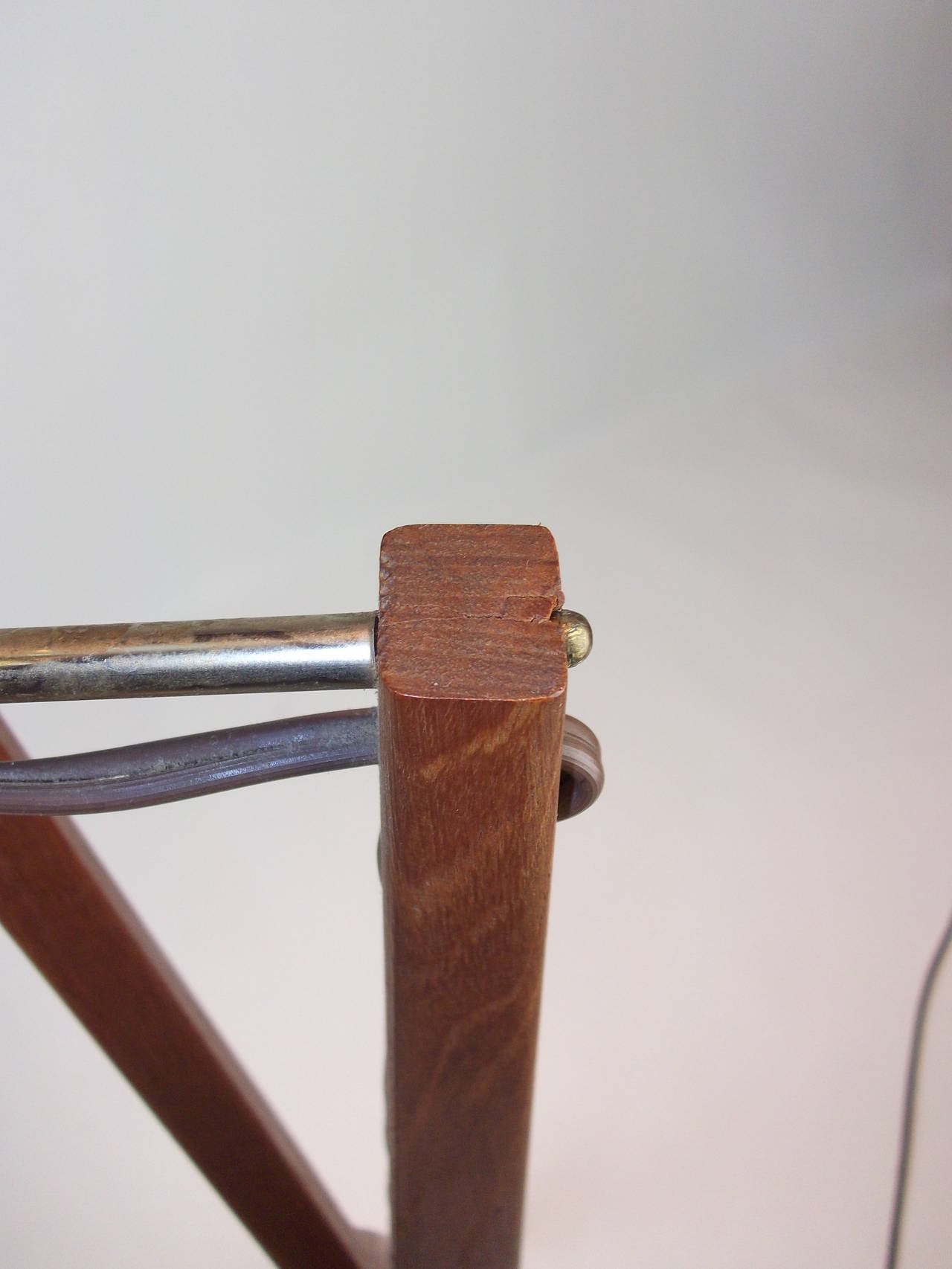Striking 1960s Danish Modern Three-Leg Teak Floor Lamp 1