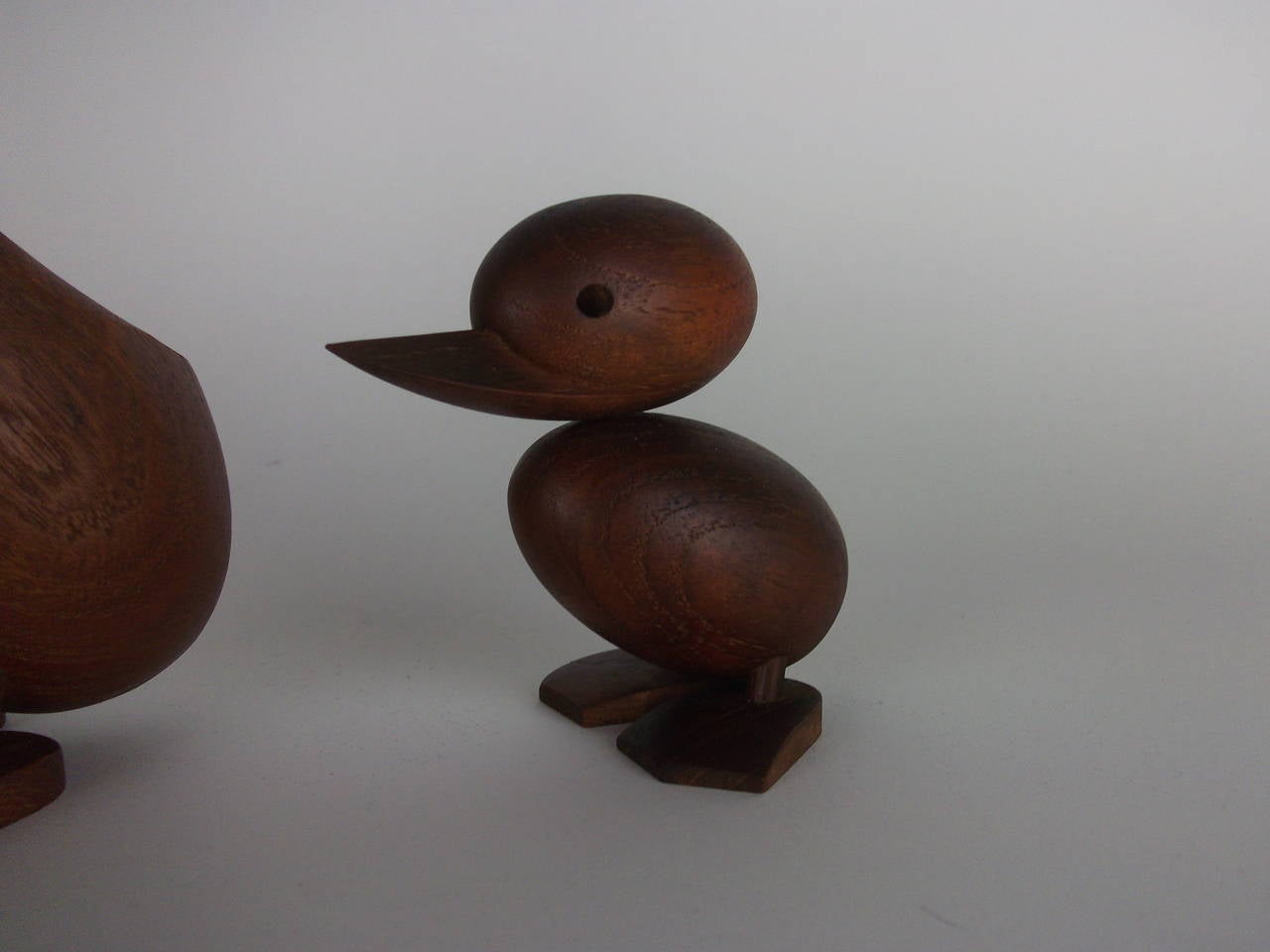 1950s Teak Ducks designed by Hans Bolling for Orskov Skjode, Denmark 1