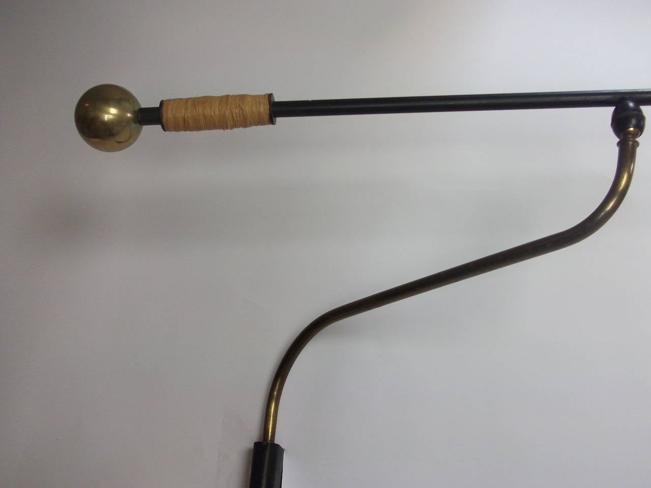 Mid-20th Century Exceptional Large and Super Rare Mid-Century Modern Adjustable Wall Light