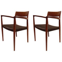 Set of Six Teak Dining Chairs by Niels O. Moller for J.L. Moller, Denmark