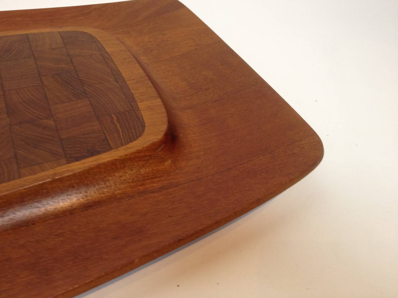 Dansk Teak Cutting Board or Serving Tray Designed by Jens H. Quistgaard In Good Condition In Victoria, British Columbia