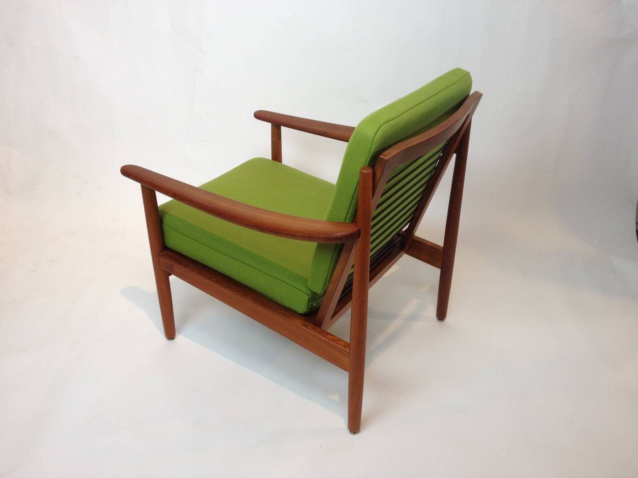 Mid-Century Modern Danish Modern Solid Teak Easy Chair by Fabian, Denmark