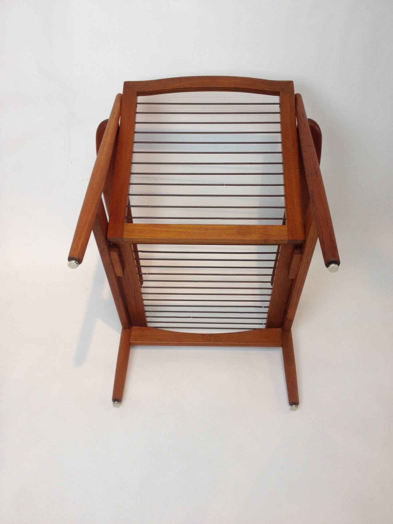 Danish Modern Solid Teak Easy Chair by Fabian, Denmark 3