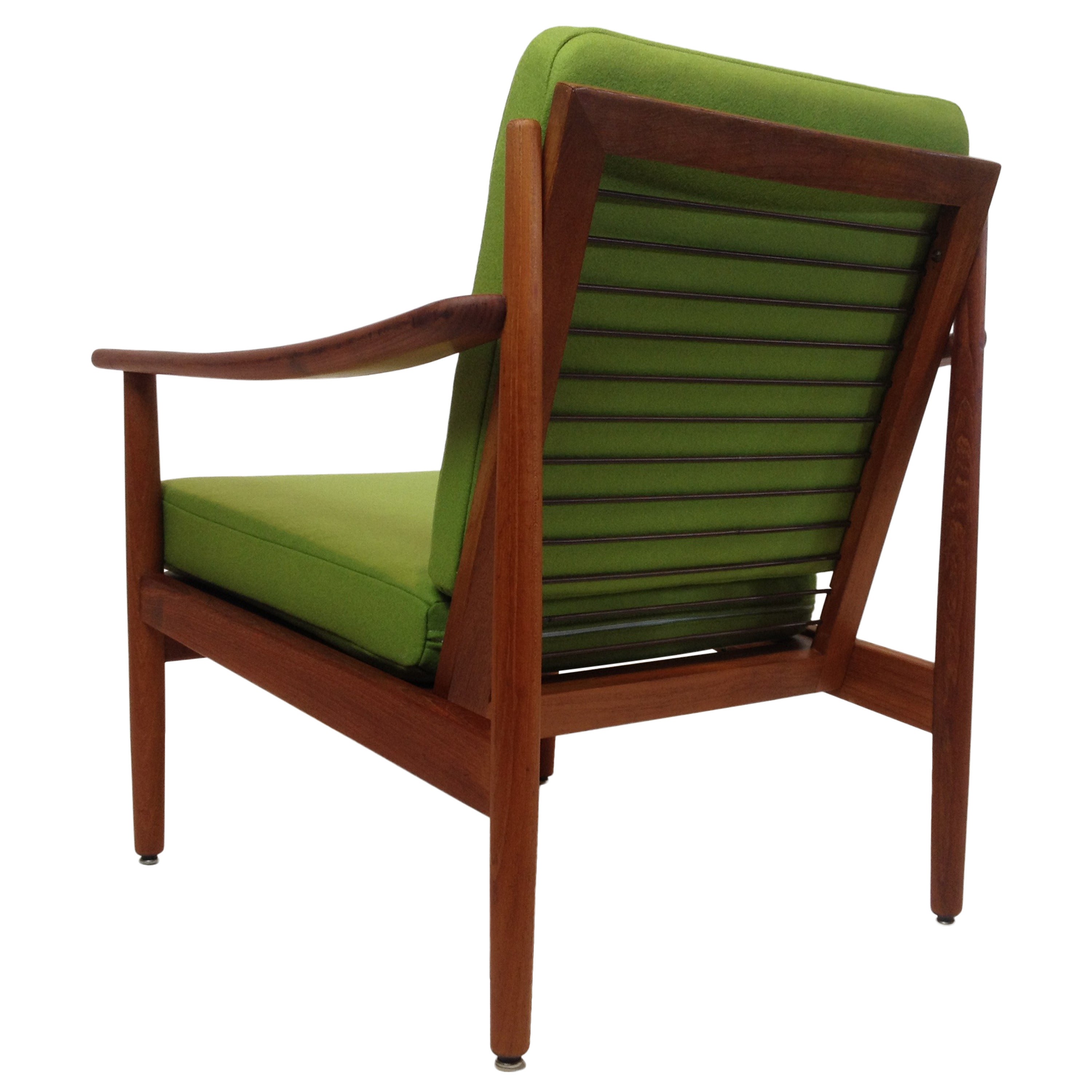 Danish Modern Solid Teak Easy Chair by Fabian, Denmark