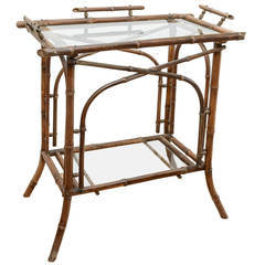19th Century Bamboo Tea Table 1