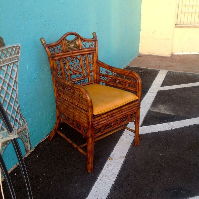 "Brighton" Bamboo Armchair or Desk Chair at 1stDibs brighton bamboo