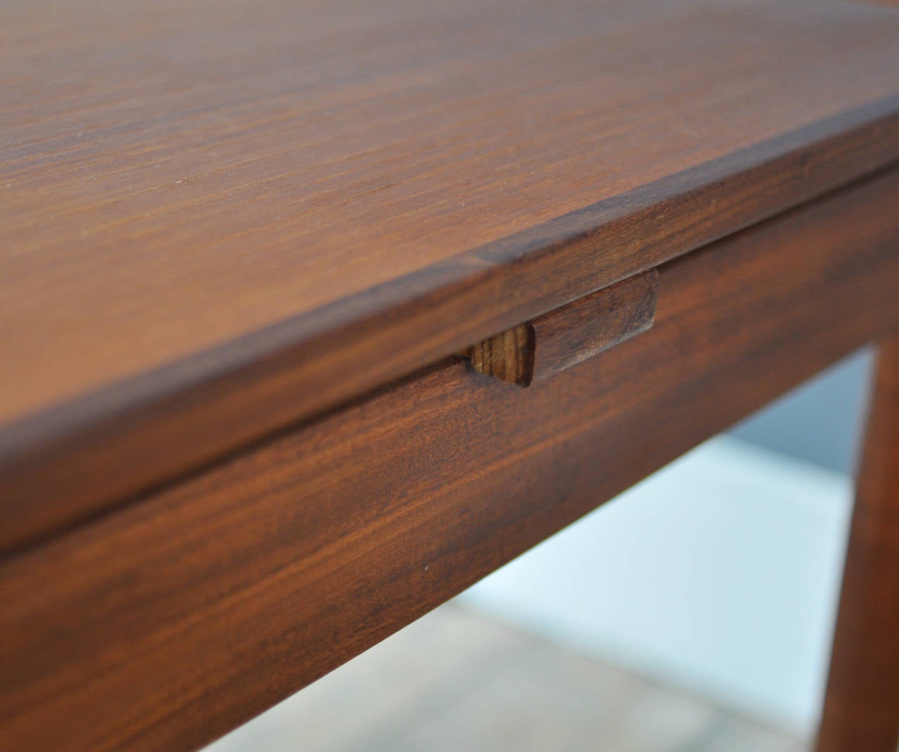 Danish Midcentury Extendable Square Teak Dining Table 2