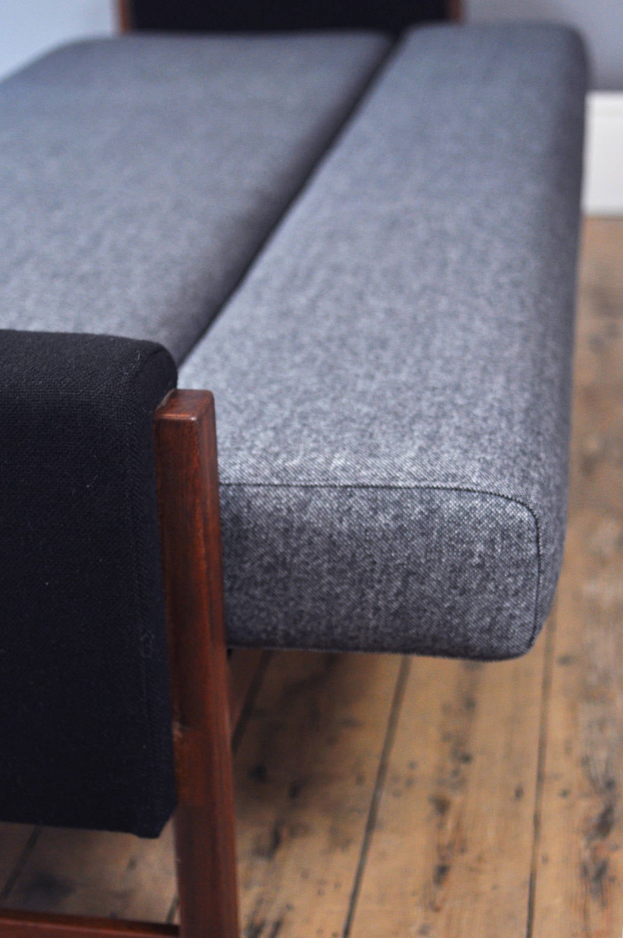 Teak Scandinavian Mid Century Sofa Bed Designed by Yngve Ekstrom for Pastoe