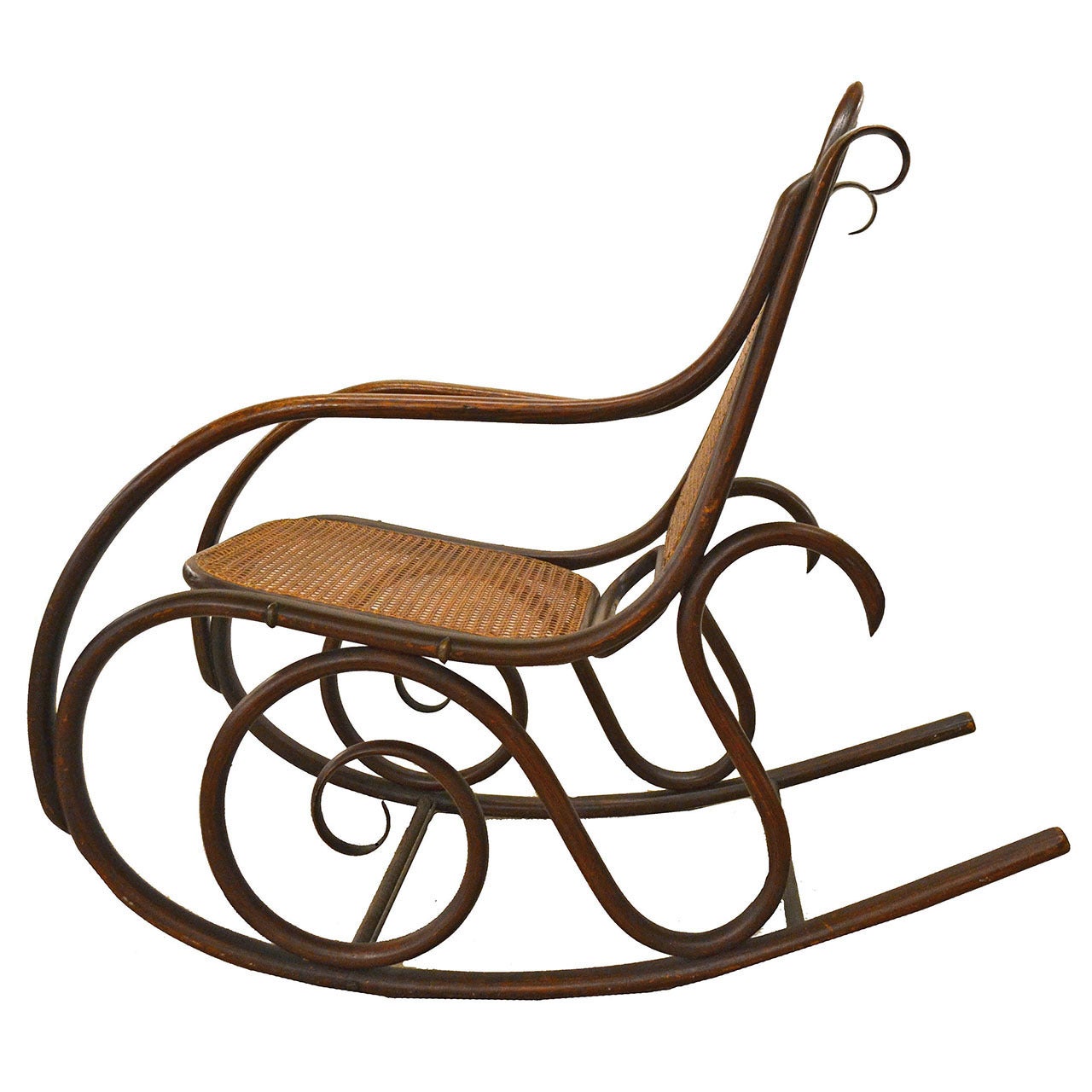 19th Century Thonet Bentwood Rocker Chair