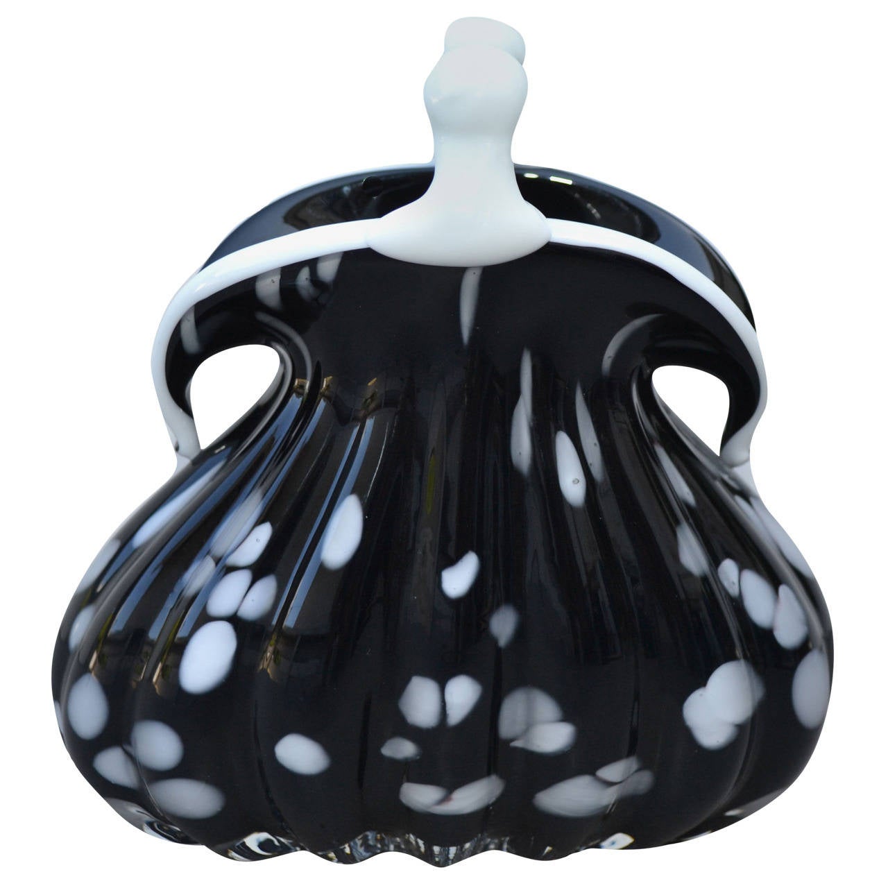 Murano Glass Coin Purse Vase For Sale at 1stdibs