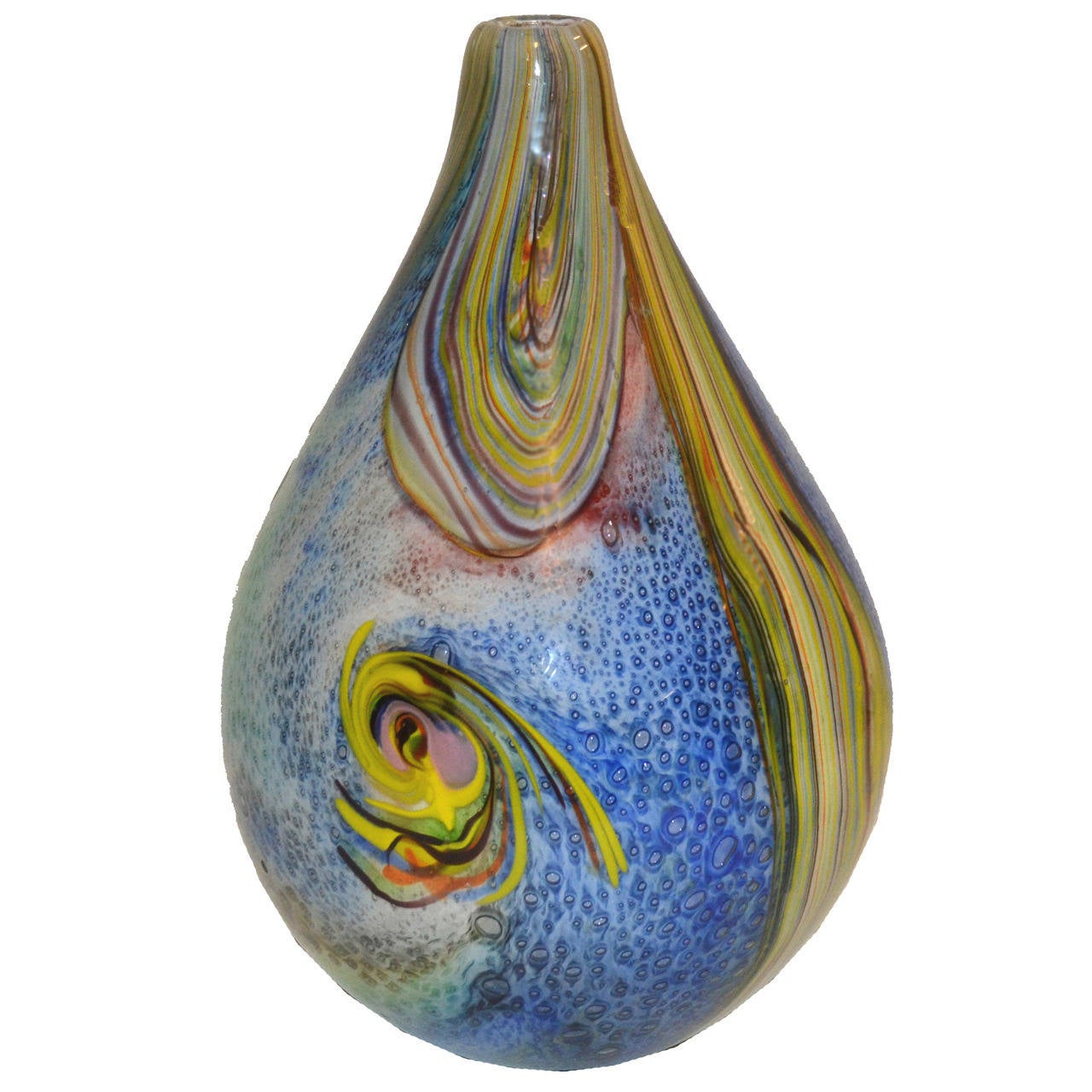 Large Vetreria Fratelli Toso Murano Vase at 1stDibs large murano vase