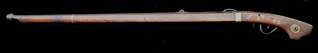 Early 18th century Edo matchlock musket has sterling silver 