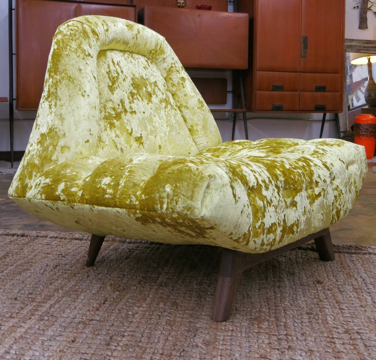 Adrian Pearsall Mid-Century Modern Lounge or Gondola Chair 1