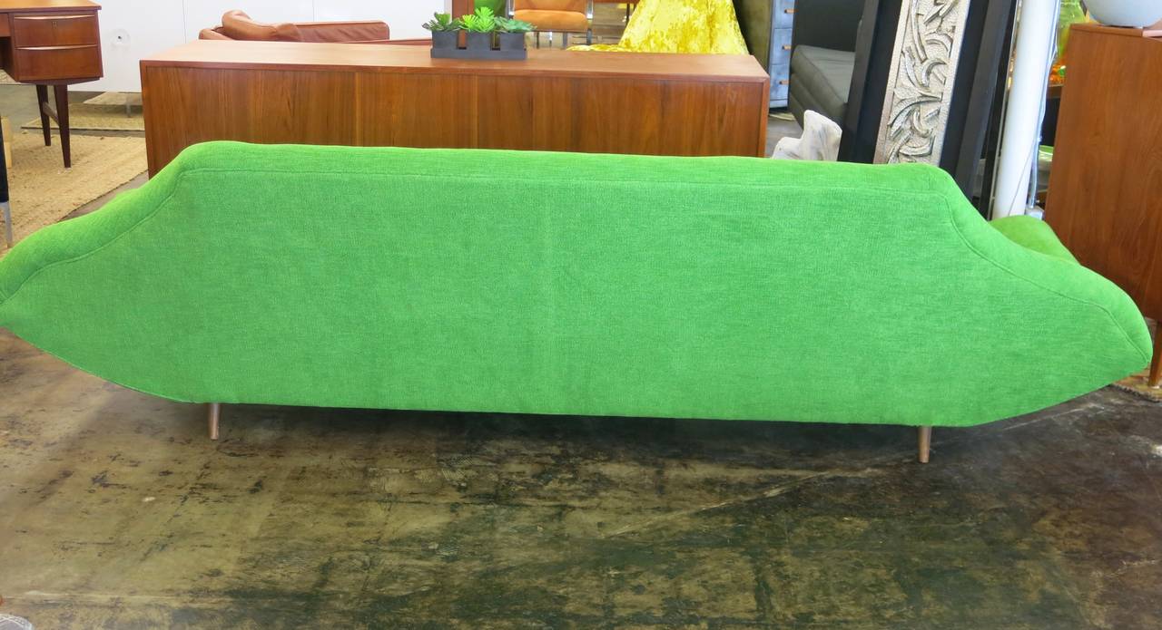 American Adrian Pearsall Mid-Century Modern Tufted Gondola Sofa