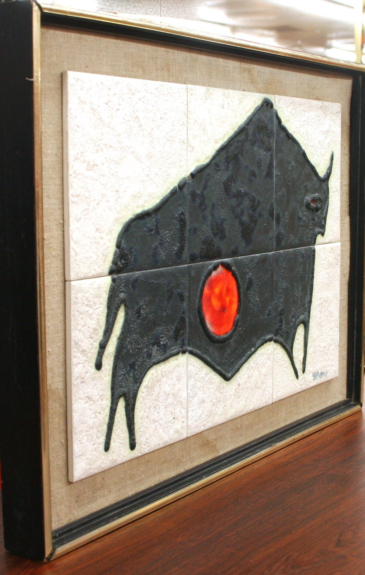 Mid-Century Modern Tile Artwork by Harris Strong, circa 1960