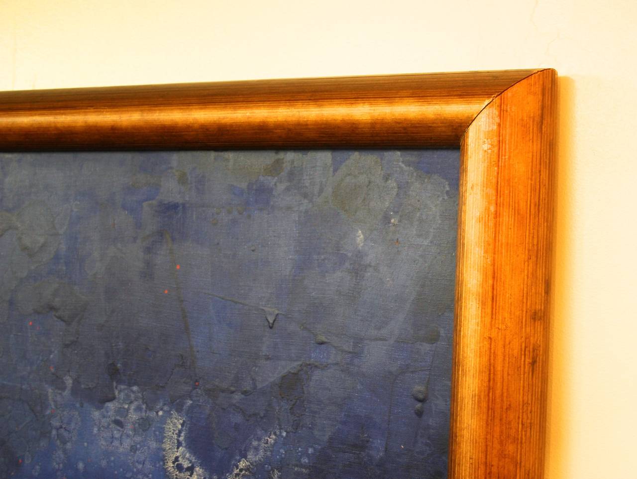 Framed Oversized Abstract Painting by Erle Loran, circa 1960 1