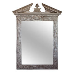 Antique Pediment Mirror