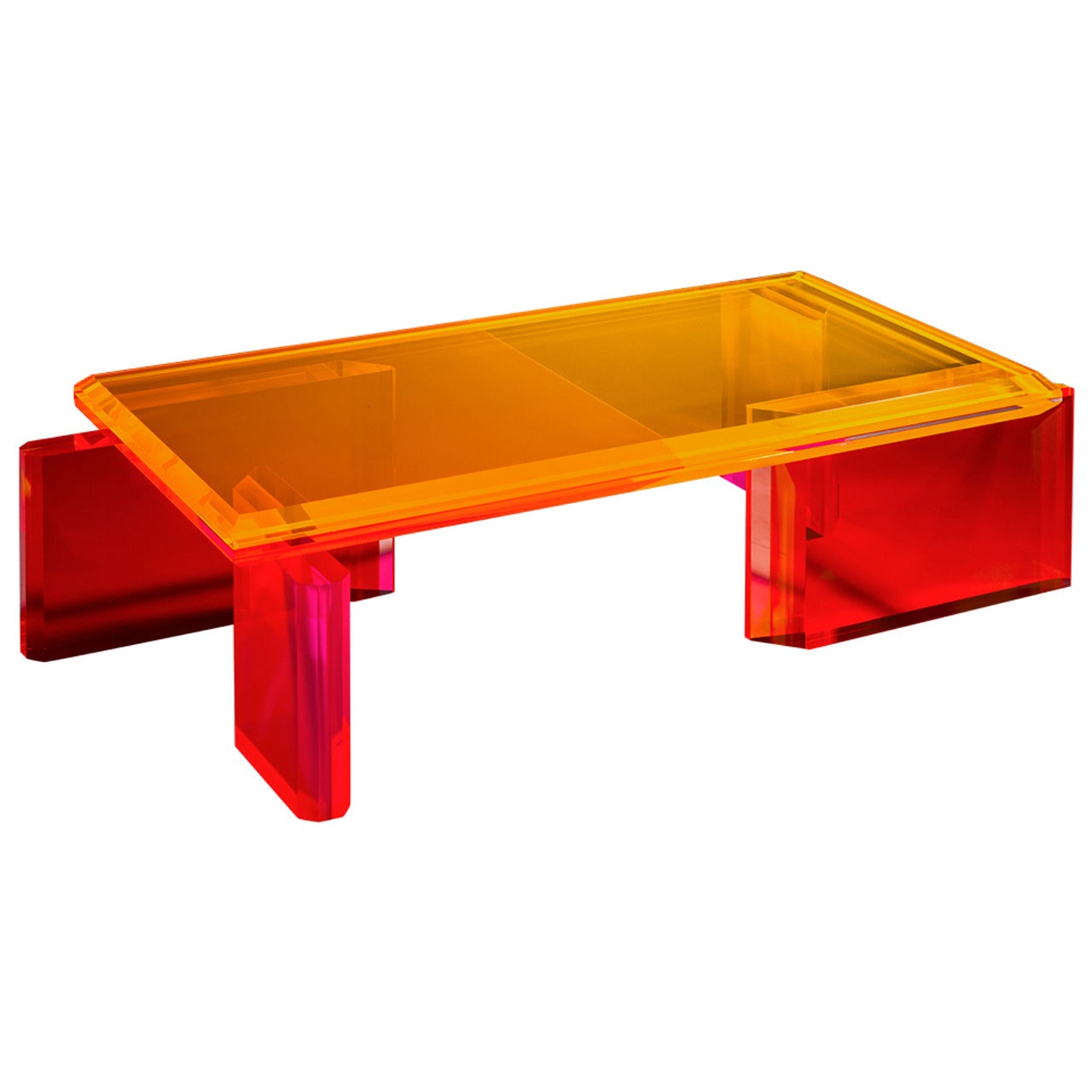 Beautiful Unique Colorful Coffee Table by Charly Bounan