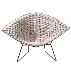 Original Bertoia Diamond Chair Revisited by Clément Brazille