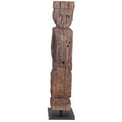 Indonesian Hand-Carved Wood Figure