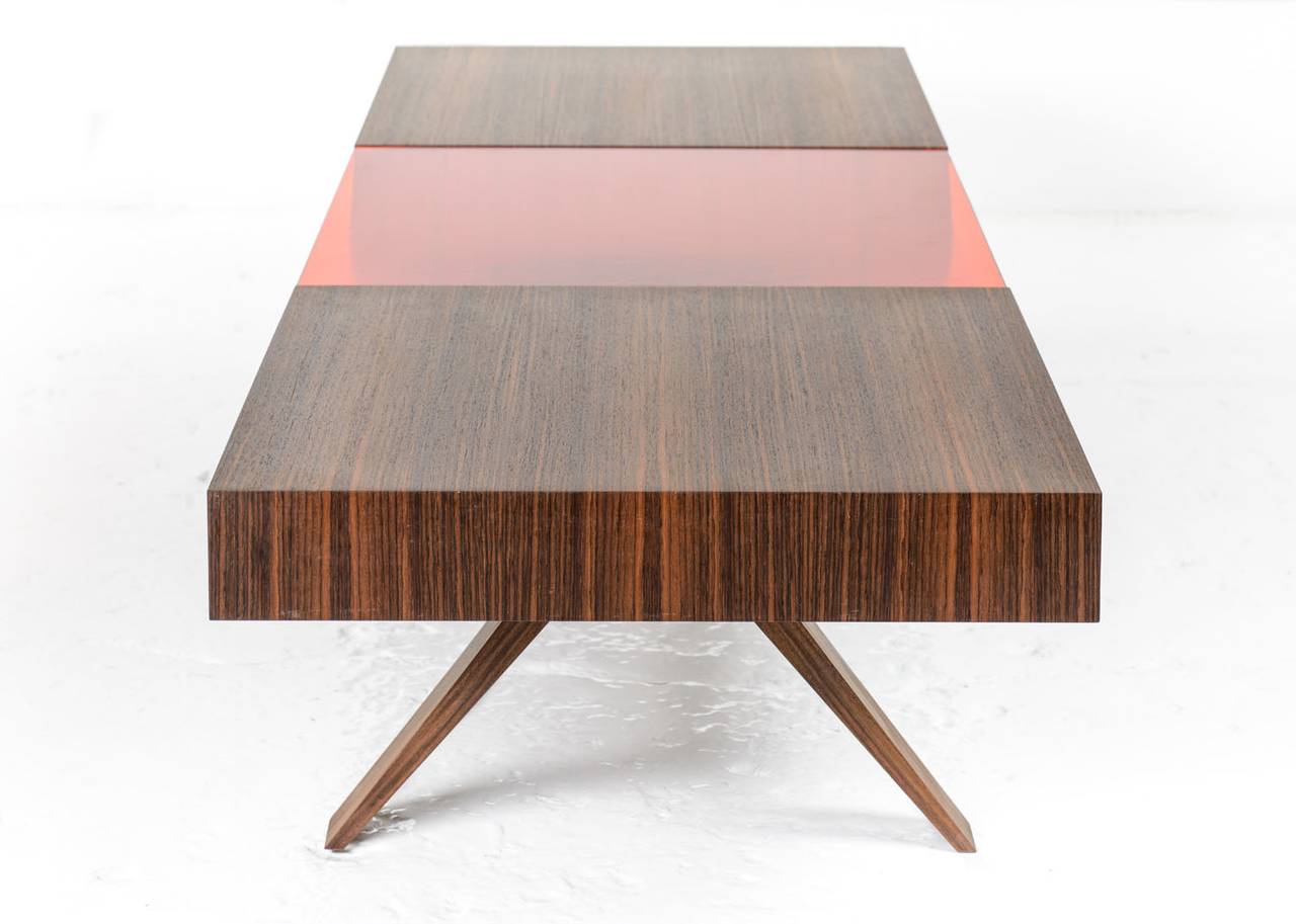 Gilroy Coffee Table With Rosewood And Colored Italian Glass Top Gilroy Coffee Table With Rosewood And Colored Italian Glass Top Bronze Interior 3