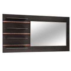 Watanabe Shelf Unit with Mirror, Wall Hung with Optional TV Mount