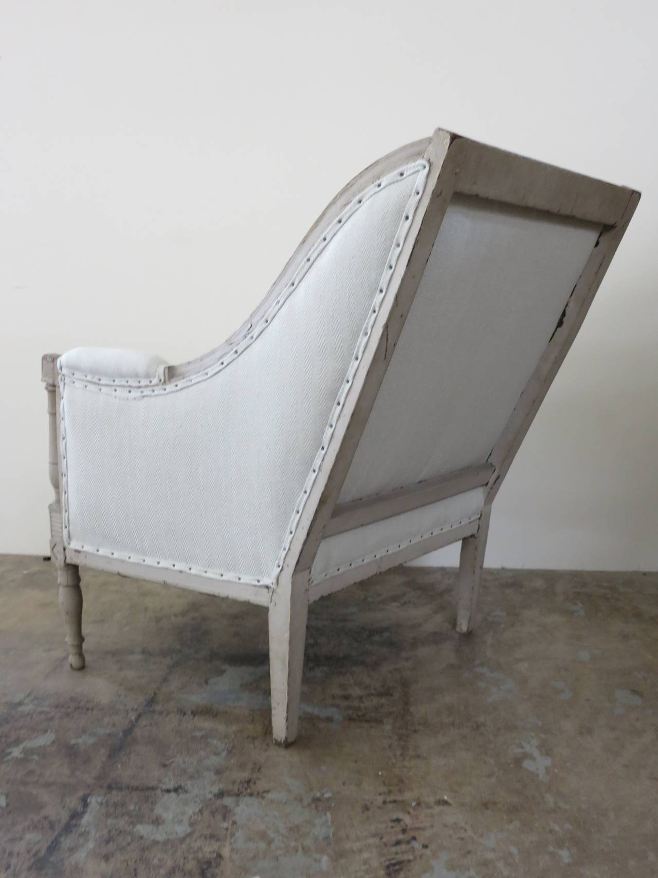 19th Century French Painted Directoire Chair 3
