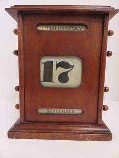 Early 20th Century English Perpetual Calendar