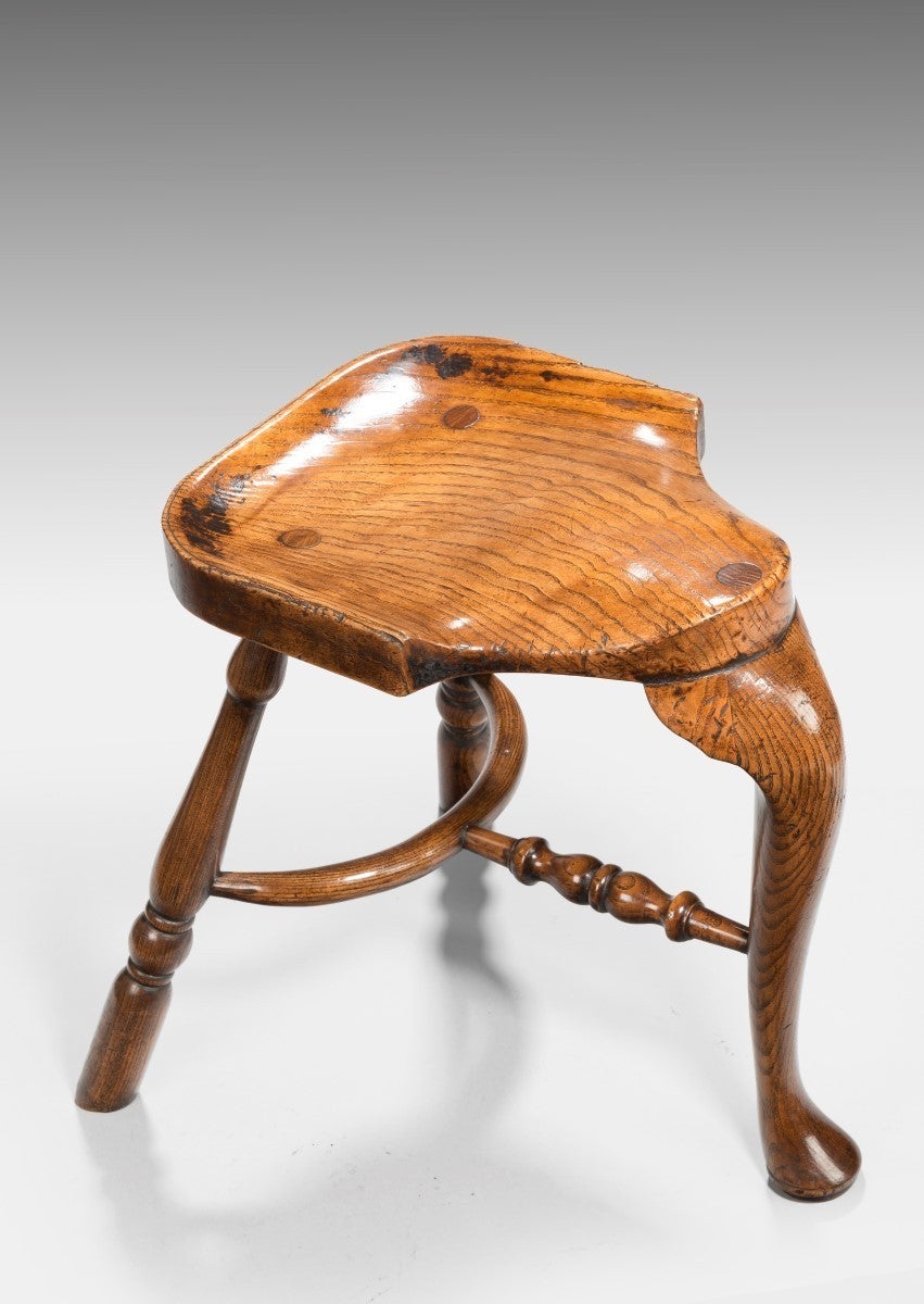 Rare Windsor ‘Cock Fighting’ Stool