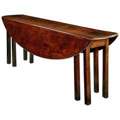 Oval Mahogany Wake Table 11