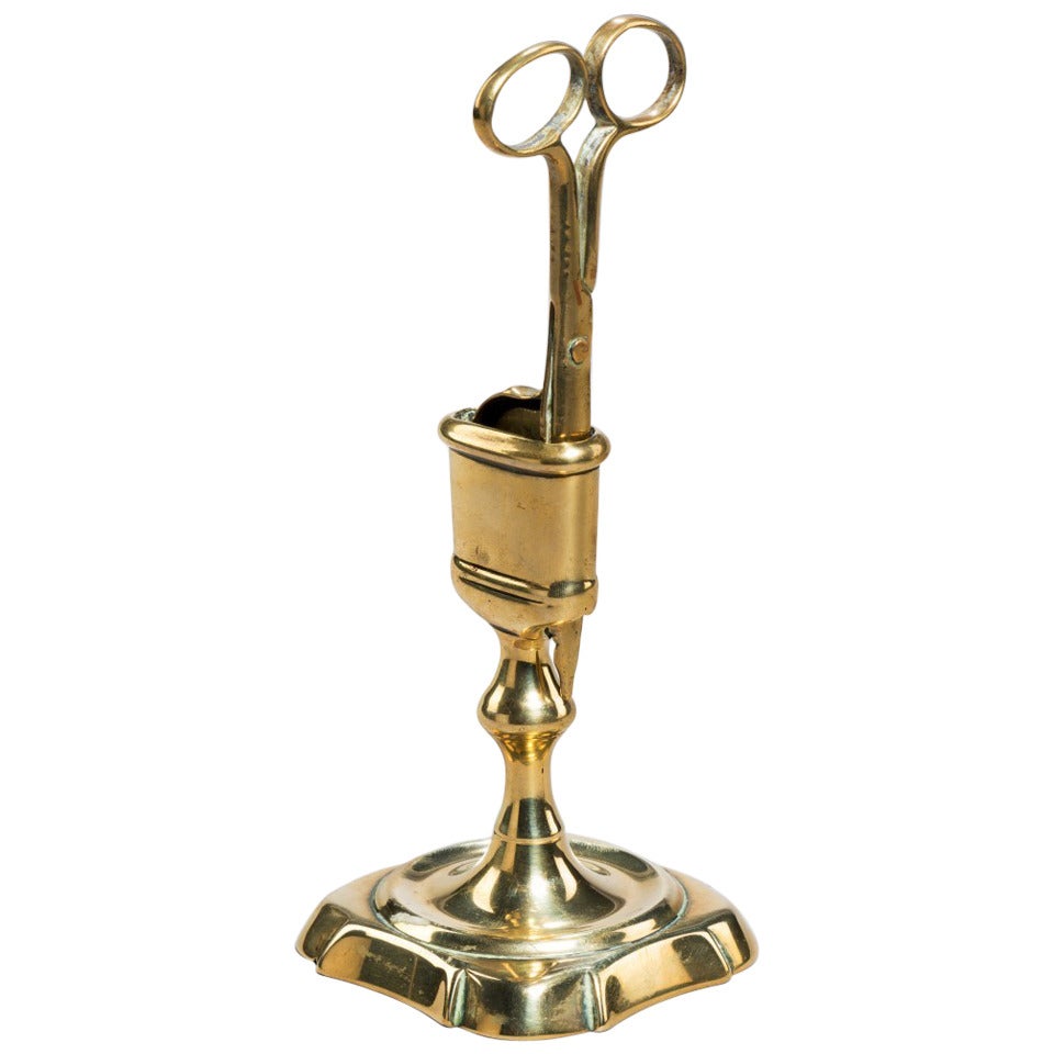 Brass Candle Snuffers on a Square Base