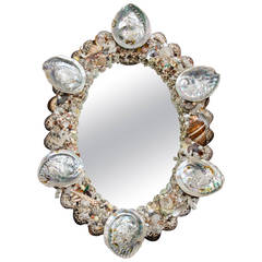 Decorative Oval Shell Wall Mirror 9