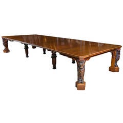 Grand Sized Mid-19th Century Mahogany Dining Table