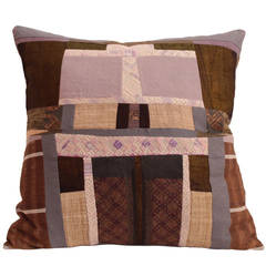 Vintage Miao Textile Piecework Pillow