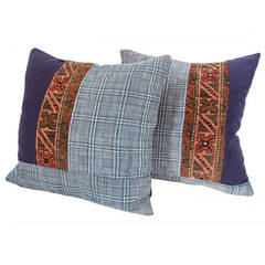 Vintage Miao and Baluch Piecework Pillows
