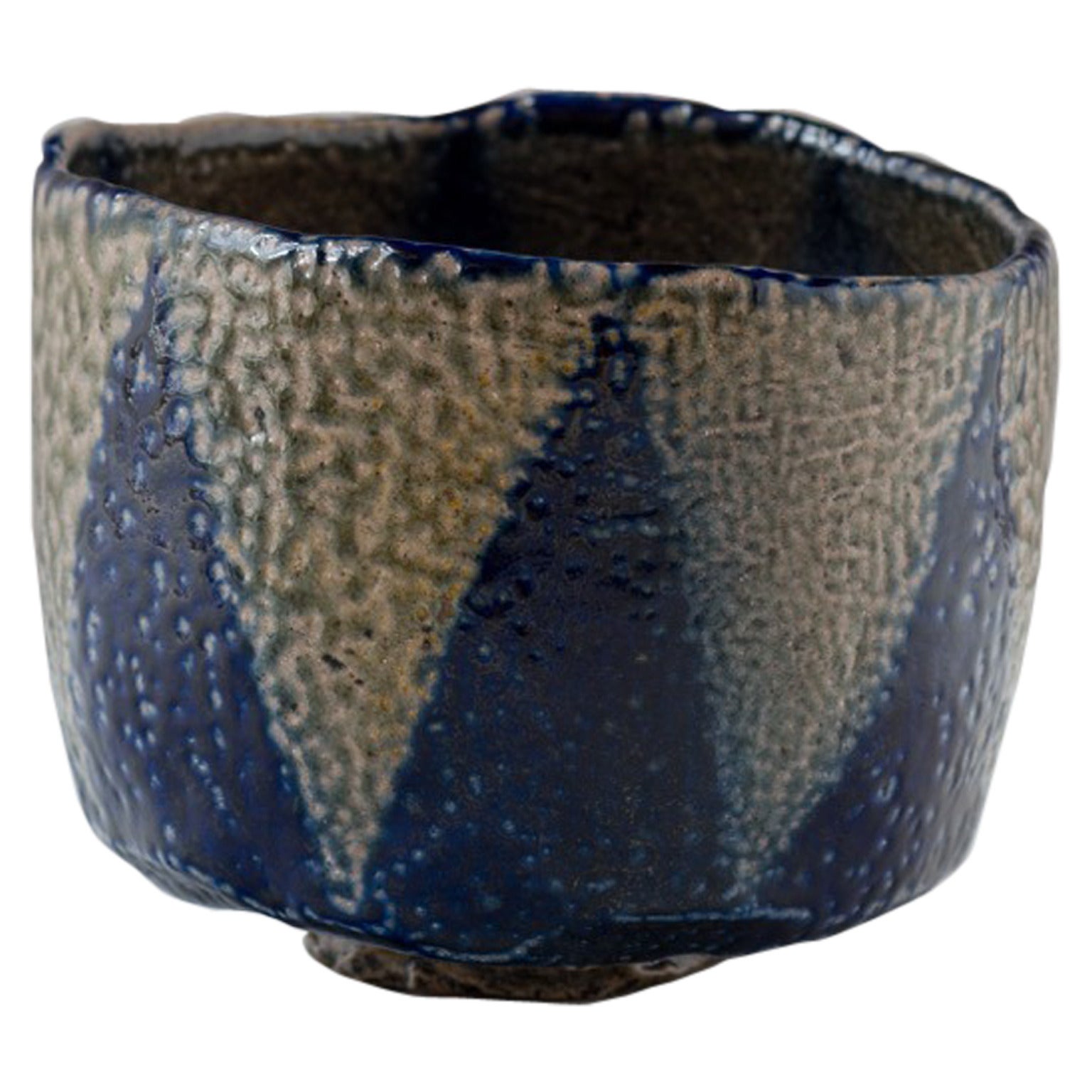 Hiro Ajiki Basara Salt Glazed Tea Bowl For Sale