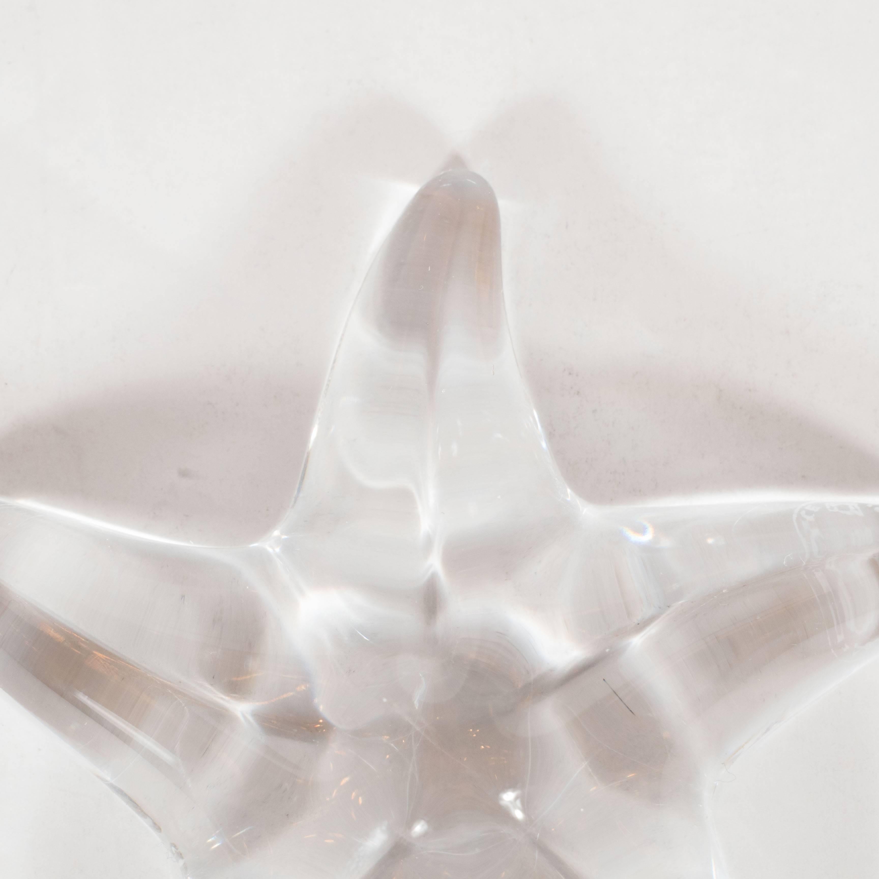 Midcentury Baccarat Starfish Objet or Paperweight In Excellent Condition In New York, NY