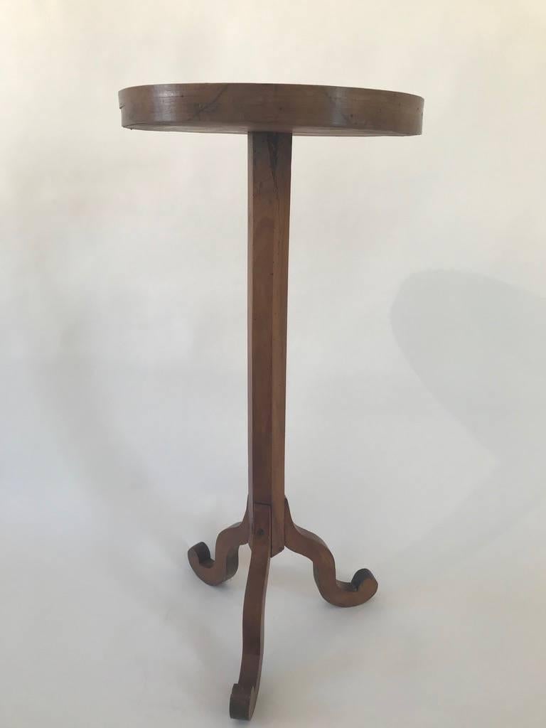French Marble-Topped Side Table or Drinks Stand, 19th Century In Good Condition In Lakeville, CT