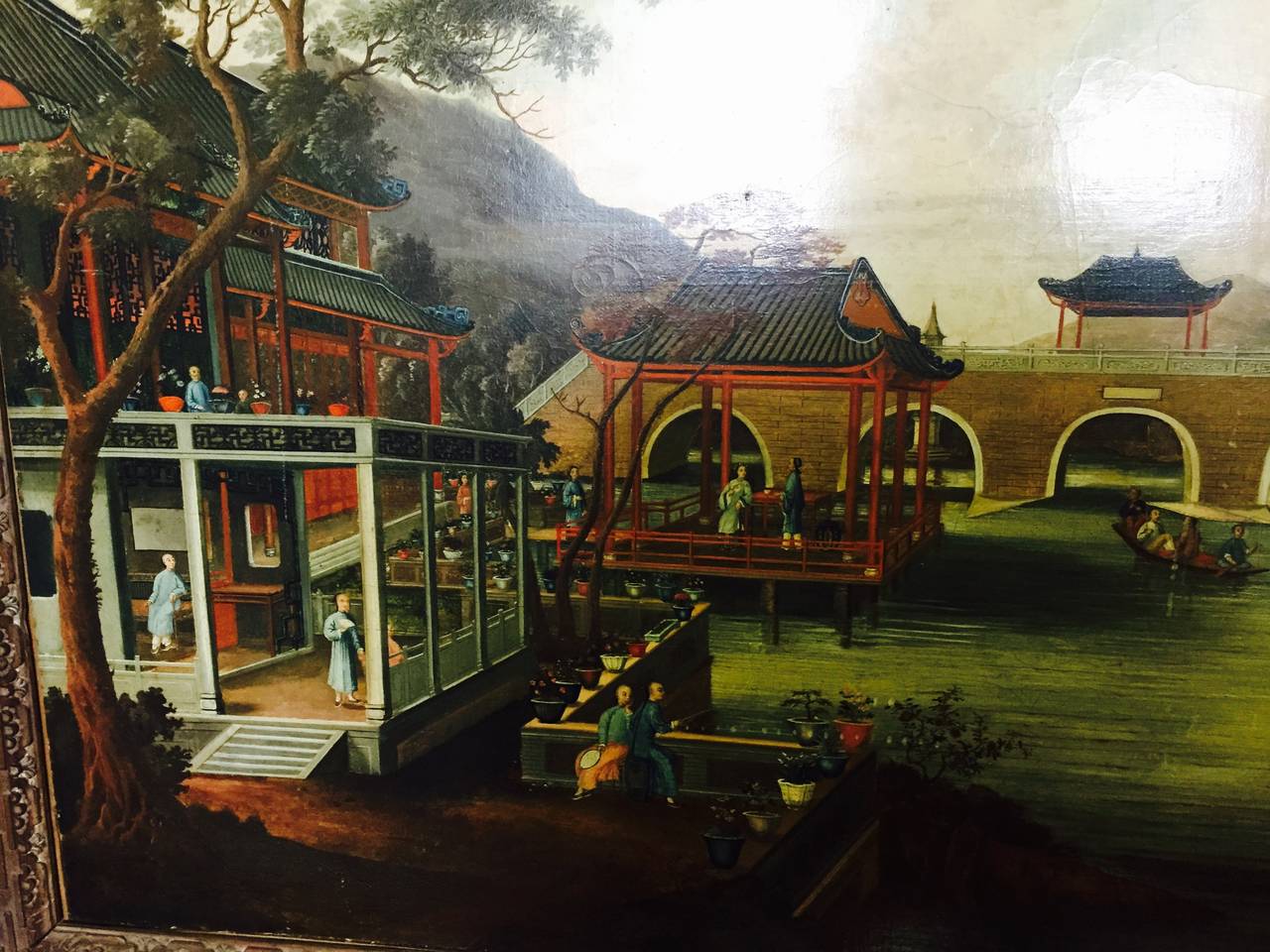 18th Century Chinese School Oil Painting