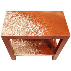 Eggshell Lacquered Table