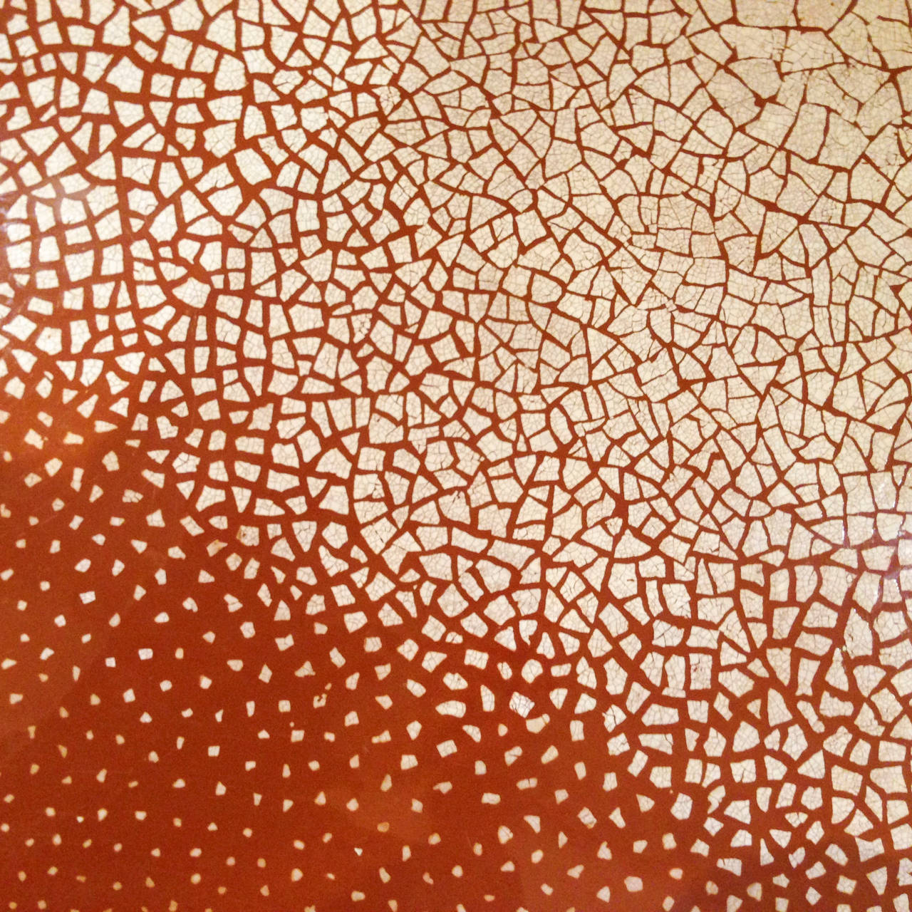 Unknown Eggshell Lacquered Table For Sale