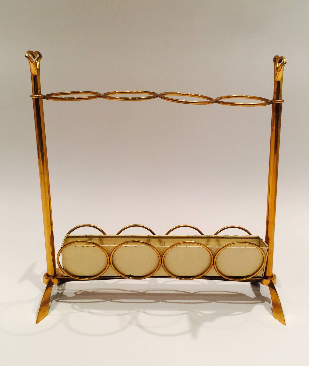 Italian Brass Umbrella Stand