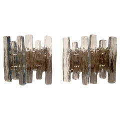 Vintage Pair of Kalmar Icicle Sconces