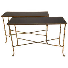Pair of Gilt Bronze Tables