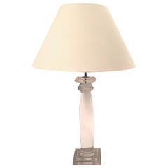 'Greek Column Table Lamp' by Karl Springer