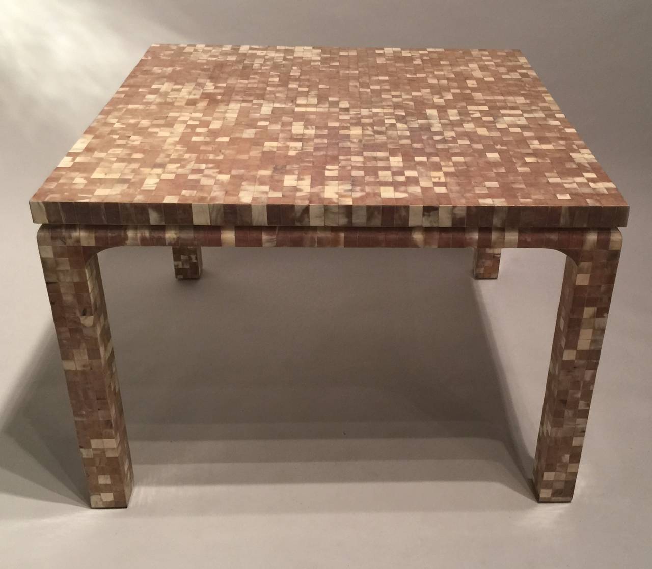 Horn Veneered Extension Dining Table by The Rudolph Collection