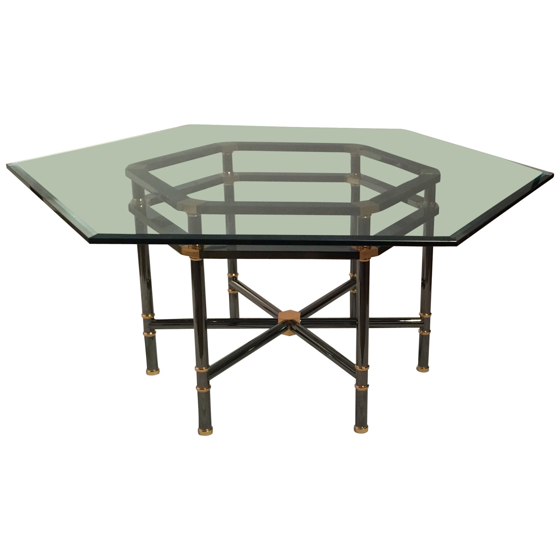 Karl Springer Jansen Style Table For Sale