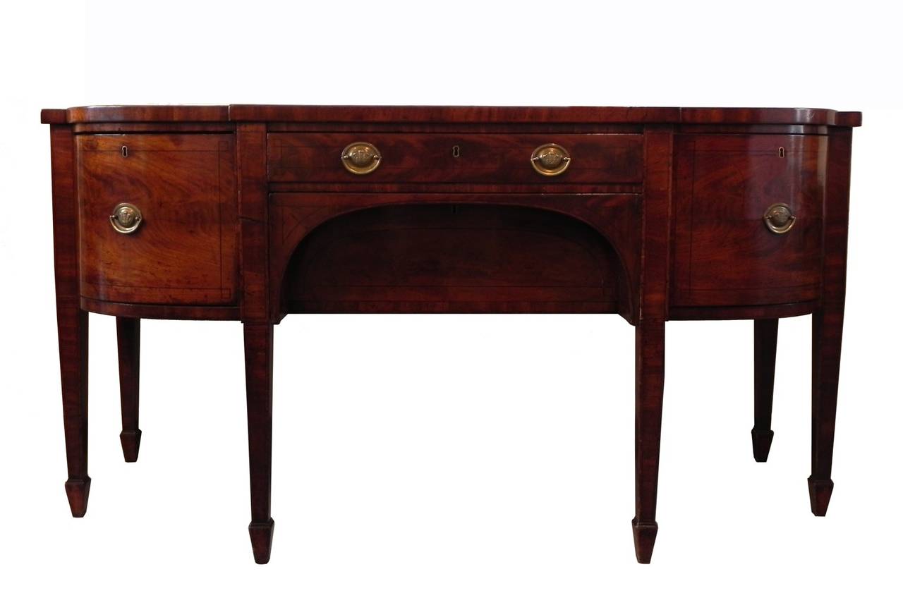 Georgian Hepplewhite Mahogany with Inlay Sideboard, circa 1785